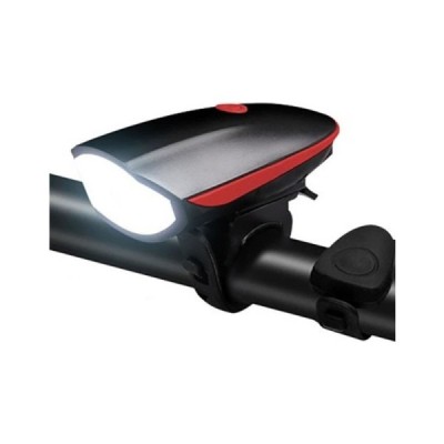 120 Desibel 3 Modlu Elektronik Scooter Korna ve Ön Farı – KIRMIZI