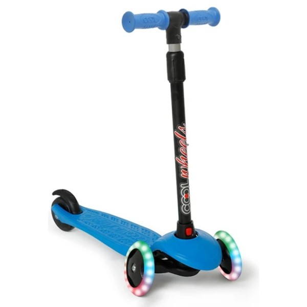 Cool Wheels Star Işıklı 3 Tekerlekli Çocuk Scooter MAVİ