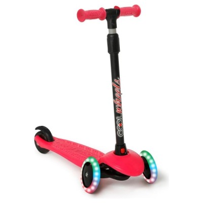 Cool Wheels Star Işıklı 3 Tekerlekli Çocuk Scooter PEMBE