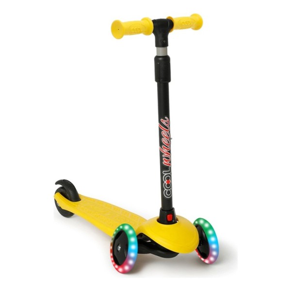 Cool Wheels Star Işıklı 3 Tekerlekli Çocuk Scooter SARI