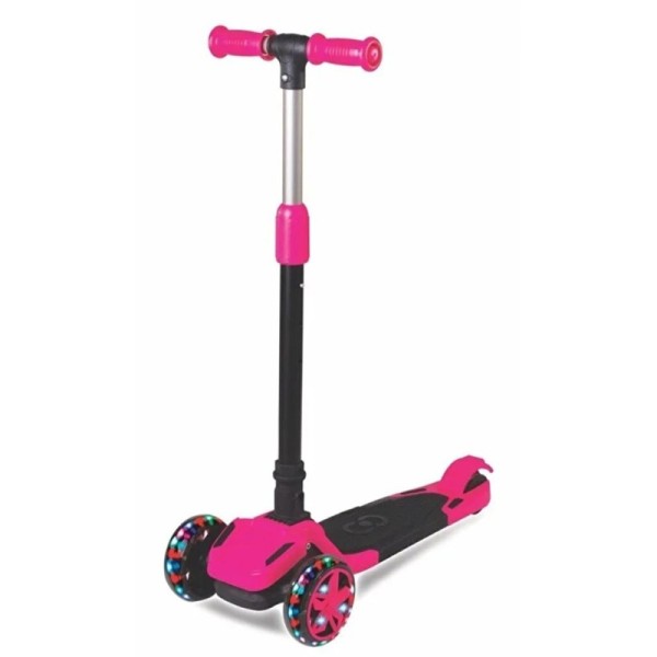 Cool Wheels Tulpar Işıklı Katlanır Scooter PEMBE