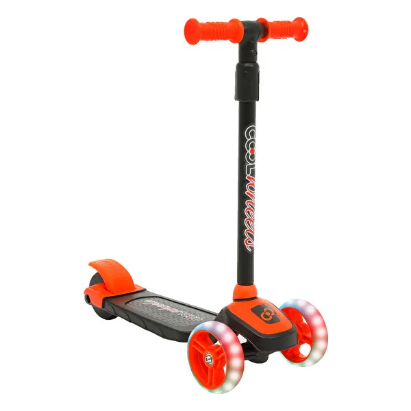 Cool Wheels Twist 3+ Işıklı Yüksekliği Ayarlanabilir Scooter TURUNCU