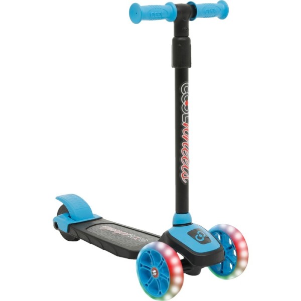 Cool Wheels Twist 3 + Yüksekliği Ayarlanabilir Işıklı Scooter MAVİ