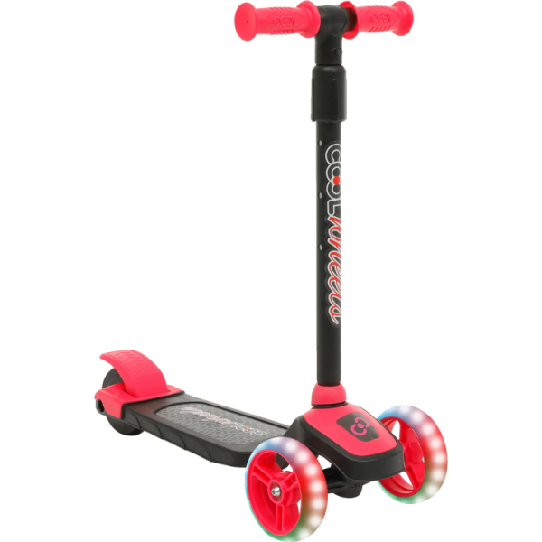 Cool Wheels Twist 3 + Yüksekliği Ayarlanabilir Işıklı Scooter PEMBE